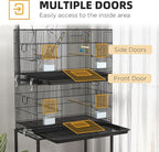 PawHut Double Stackable Bird Cage - Image 4