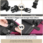 FDJASGY Pet Sling Carrier for Small Dogs Cats, Breathable Mesh Travelling Hand - Image 4