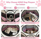 Dog Playpen, Portable Puppy Pet Crate Indoors - Image 3