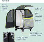 Katziela Wheeled Pet Carrier Backpack - Image 5