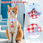 Cat Vest Harness and Leash Set for Walking Escape Proof, Adjustable Kitten - Image 6