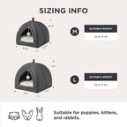 Bedsure Cat Beds for Indoor Cats - 2 in 1 Cat Cave House Tent for Kittens and - Image 5