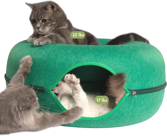 Cattasaurus Peekaboo Cat Cave Donut by Cattasaurus