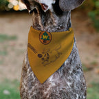 Disney Pet Bandana Up Dug Squirrel Pose and Wilderness Explorer Badge Orange - Image 4