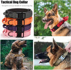 Tactical Dog Collar, Adjustable Military Training Nylon Dog Collar - Image 7