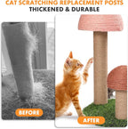 PowerKing Thick Natural Sisal Replacement Scratching Post, 15.7" Length - Image 4