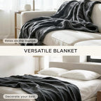 gogobunny Waterproof Bed Blanket, Reversible Sherpa Fleece Throw Blanket - Image 8