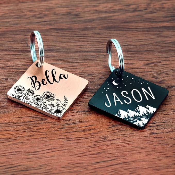 Ultra Joys Stainless Steel Pet ID Dog Name Tag - Image 2