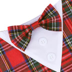 ADOGGYGO Christmas Dog Tuxedo Bandana, Adjustable Christmas Costume - Image 4