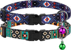 Cat Collar Breakaway 2PCS Adjustable Pattern Tribal Aztec Southwest Safety Pet - Image 9