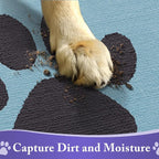 Buganda Dog Door Mat for Muddy Paws, Absorbent Dirt Trapper Non Slip Indoor - Image 4