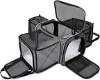 BAGLHER Cat Carrier Bag, Airline Approved Pet Carrier Soft Side Pet Travel 5 by BAGLHER
