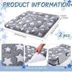 VitalCozy 2 Pack Self Warming Cat Mat Self Heating Pad Bed Reversible Machine - Image 2