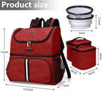 BAGLHER Pet Travel Bag, Double-Layer Pet Supplies Backpack, Pet Travel Backpack - Image 3