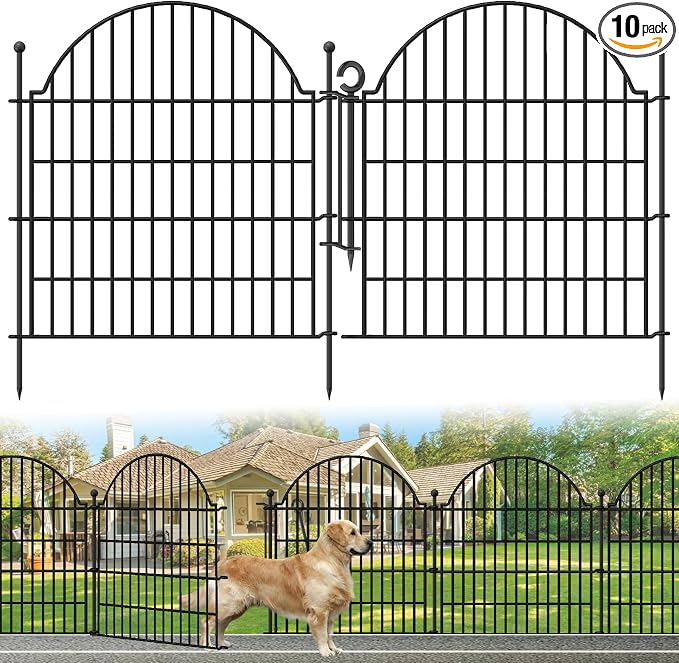 Decorative Metal Garden Fence by Blingluck