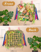 ERKOON Bird Toys, Parrot Toys Foraging Swing Mat Parrot Cage Hanging Toys Birds - Image 2