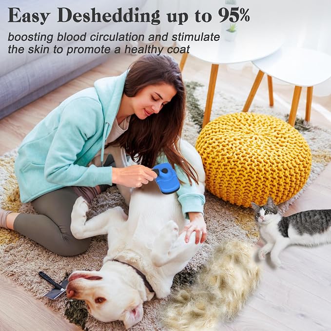 Self-Cleaning Brush for Pet Deshedding - Image 5