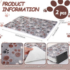VitalCozy 2 Pack Self Warming Cat Mat Self Heating Pad Bed Reversible Machine - Image 2