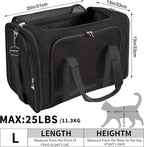 Soft-Sided Cat/Dog/Pet Carrier, Collapsible Pets Travel Carriers - Image 3