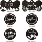 Ultra Joys Stainless Steel Pet ID Tag Dog Name Tags Personalized Front and Back - Image 4