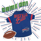 Pets First NFL Buffalo Bills Striped Dog & Cat T-Shirt, Medium. Football Pet - Image 4