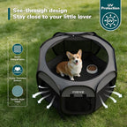 Dog Playpen, Portable Puppy Pet Crate Indoors - Image 4