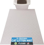 Drymate Cat Litter Box Mat, Litter Trapping Mat, Waterproof, Urine-Proof by Drymate