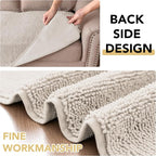 H.VERSAILTEX Non Slip Pet Couch Cover Chenille Dog Bed Protector Thick Soft - Image 5