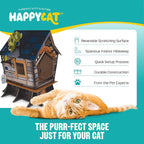 HappyCat Tree House Cat Scratcher House - Image 3