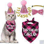 STMK Cat Birthday Decorations, Cat Birthday Hat by STMK