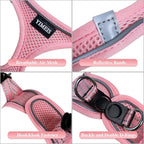 YIMEIS Dog Harness and Leash Set, No Pull Soft Mesh Pet Harness, Reflective - Image 3