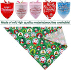 30 Pack Christmas Happy New Year Dog Bandanas Bulk 33 Inch Large Dog Bandanas - Image 3