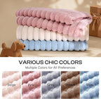 LINENLUX 1 Pack 3 Soft Dog Blanket Washable Warm Fleece Cat Blankets - Image 3