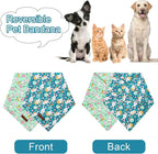ARING PET Easter Dog Bandana 2 Pack-Cute Green Easter Eggs Dog Bandanas - Image 4