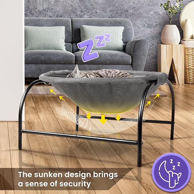 Cat Bed Dog Bed Pet Hammock Bed Free-Standing Cat Sleeping Cat Supplies Pet - Image 2
