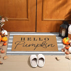 Tinideya 2 Pcs Door Mat Welcome Non Slip Coir Mats Floor Layering Doormats - Image 5