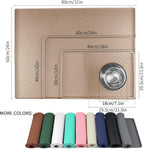 Ptlom Dog Food Mat Waterproof Pet Bowl Mats - Image 2