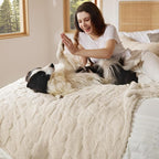 Bedsure Dog Blankets for Large Dogs Washable by BEDSURE