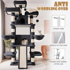 SHA CERLIN 81 Inches Extra Large Cat Tree - Image 6