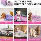 Dono 1 Pack 6 Dog Blankets, Soft Fluffy Fleece Pet Blanket Warm Sleep Mat Paw - Image 7