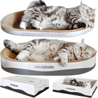 3PCS 23.6 Inch Extra Large Cat Scratcher Bed, Big Cats Box by miwooim