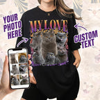 Custom Bootleg Rapper Graphic Tees Shirt – Retro 90s Vintage Style, - Image 2