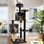 58.5inch Large Cat Tree Tower Condo - Image 6