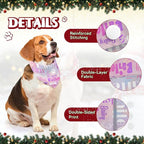 Personalized Dog Bandanas Custom Neckwear Name Button Anti-loosening Dog Scarf - Image 3