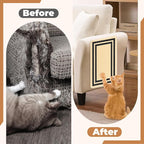 Cat Scratcher Mat, 23.6x15.7 Inch Natural Sisal Cat Scratch Pad, Horizontal Cat - Image 5