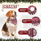 Personalized Dog Bandanas Custom Neckwear Name Button Anti-loosening Dog Scarf - Image 3
