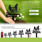 Personalized Metal Chicken Memorial Stake – Custom Farm Pet Grave Marker - Image 4