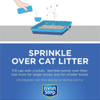 Fresh Step Cat Litter Crystals Deodorizer, Non Toxic Odor Neutralizing Crystals - Image 6
