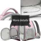 Portable Travel pet Backpack Carrier Hamster Bag Guinea Pig Bird Small Dog cat - Image 5