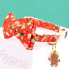Faygarsle 2 Pack Christmas Cat Collar Set, - Image 4